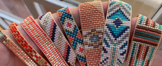 Pulseras artesanales hechas a mano